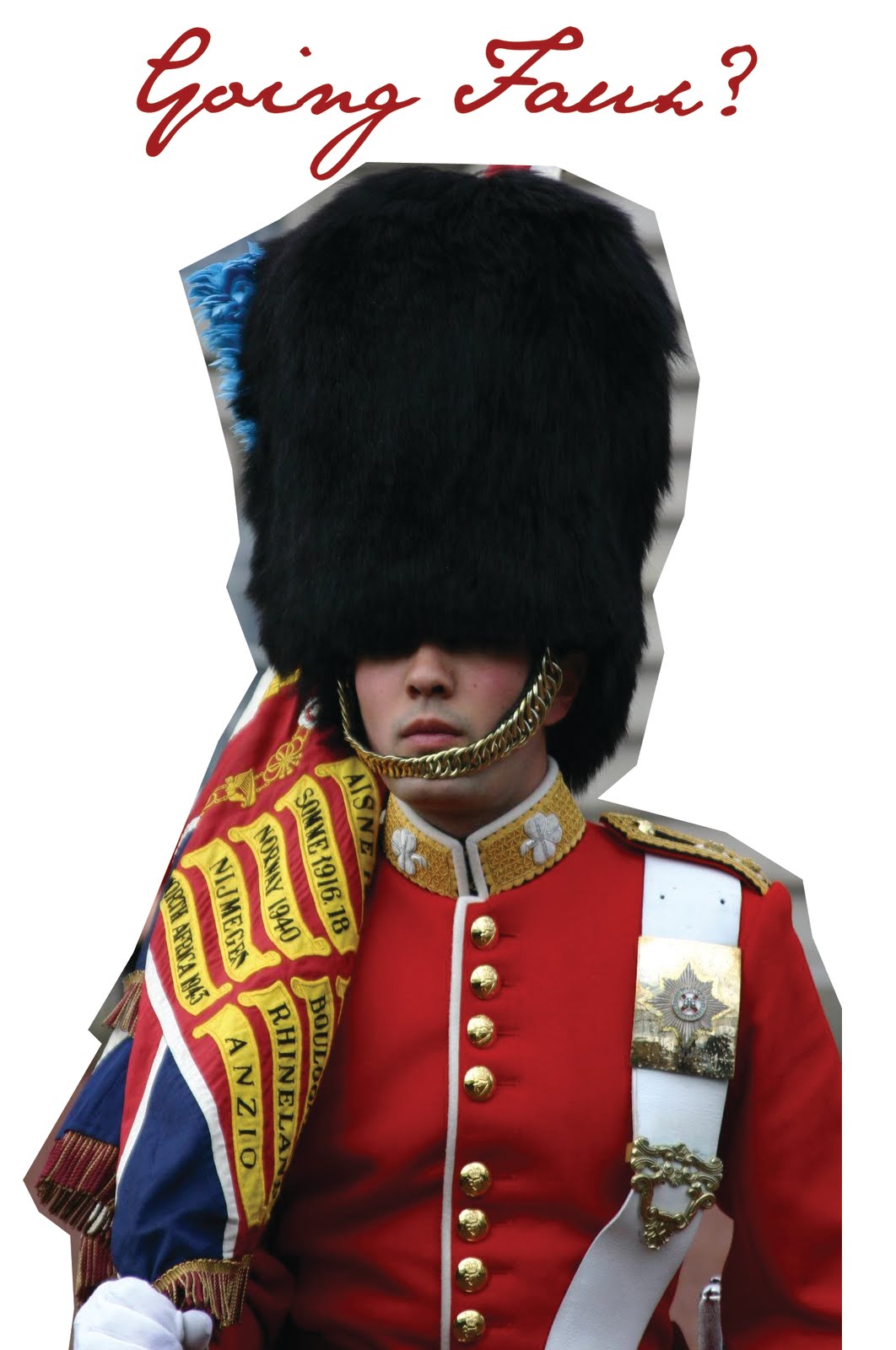 stella mccartney designing faux fur hats for guards at buckingham