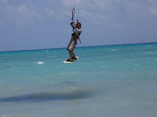 , Friends at Coco Beach., Playa Del Carmen Kiteboarding