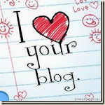 I love your blog - Award