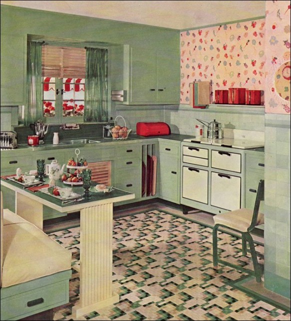 kitchen retro vintage kitchens 1950s colors red decor color old aqua antique green 1930 1930s 1935 1950 1920s style 50s