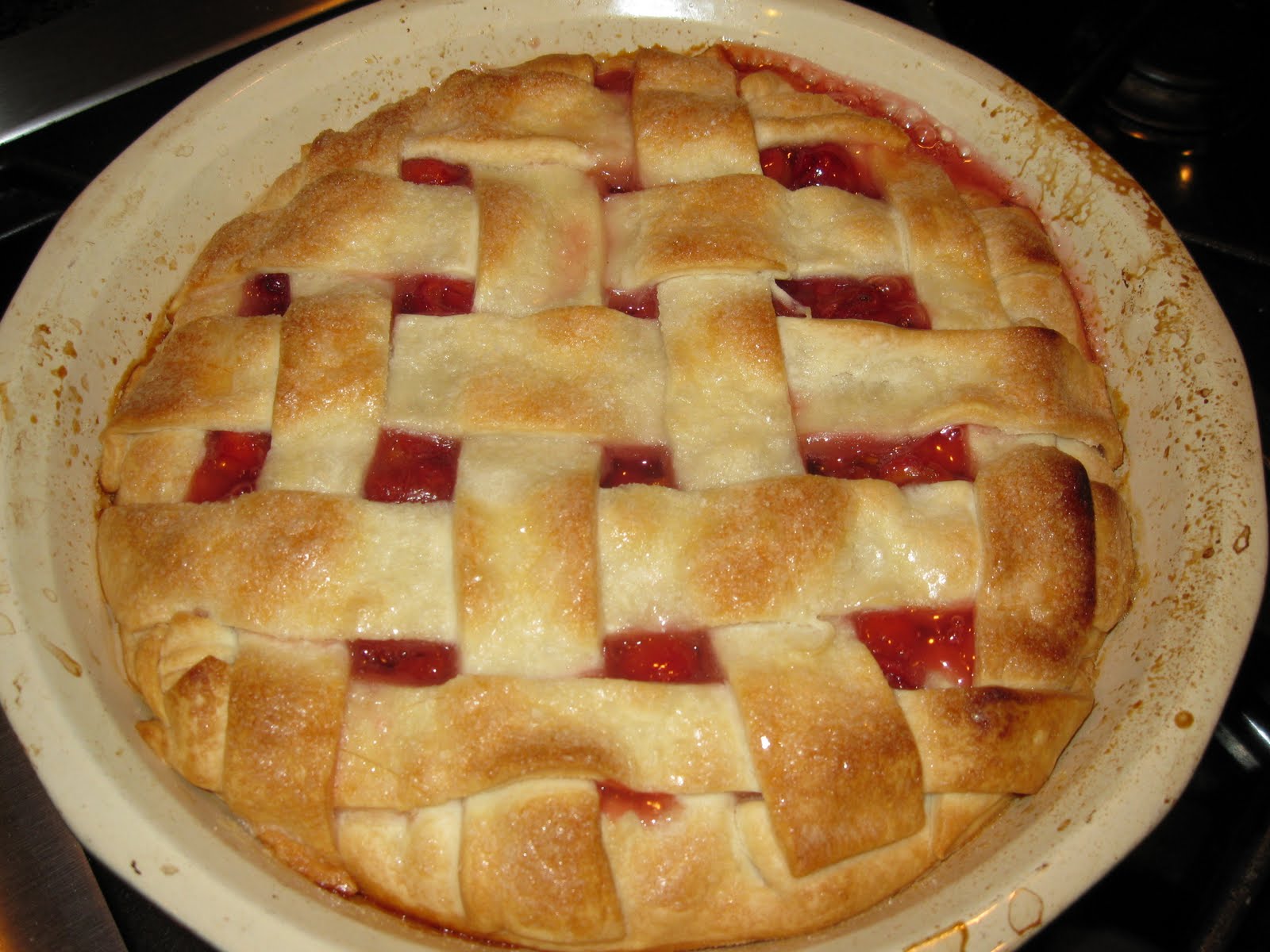 the written kitchen Cherry Pie