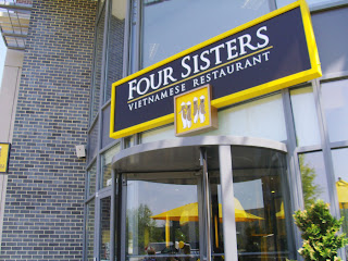 exterior of Four Sisters restaurant in Merrifield Virginia