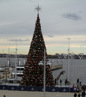 Christmas tree at National Harbor
