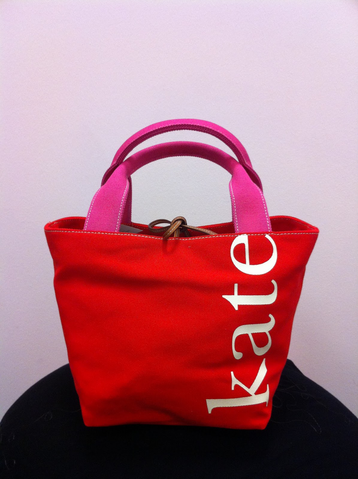 Space KATE SPADE CANVAS PURSE TRACY BUCKET TOTE