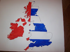 Gambar Peta Inggris berlatar belakang Bintang Kejora