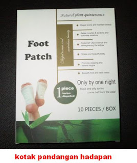 PANAS, SENSASI dan TERKINI: HEALTHY FOOT PATCH (KOYOK KAKI dalam kotak)