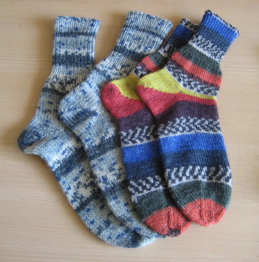 HYGGEKROG: Sokker på strikkemaskinen