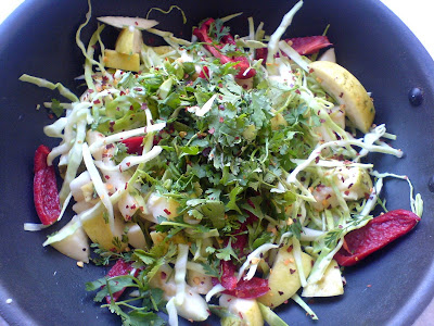 Spicy Cabbage and Guava Salad