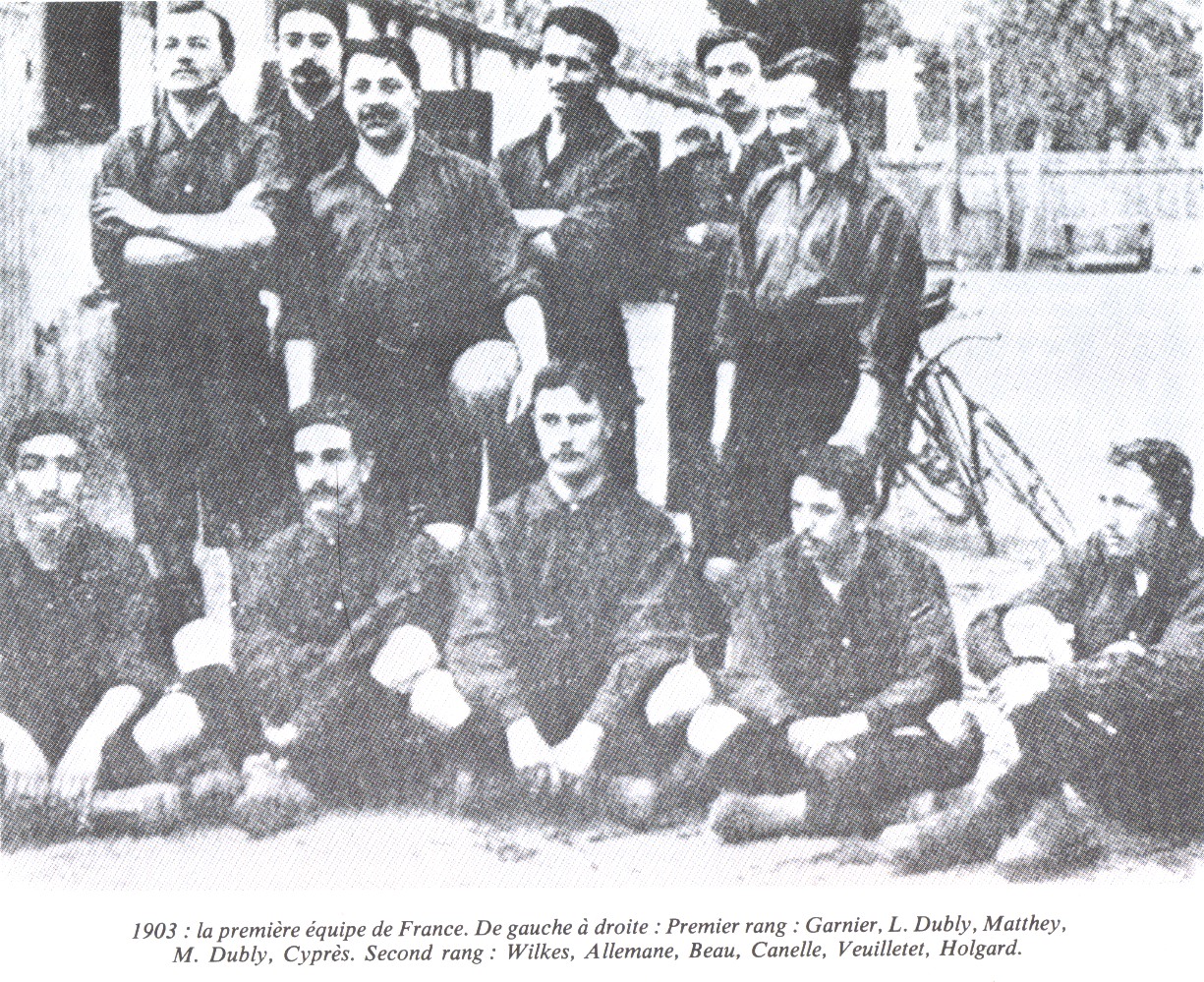 FOOTBALL RETRO Equipe de France 1903