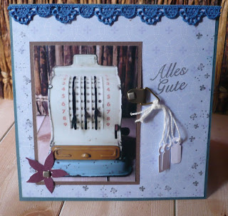 stamping rika: Karte zur Geschäftseröffnung