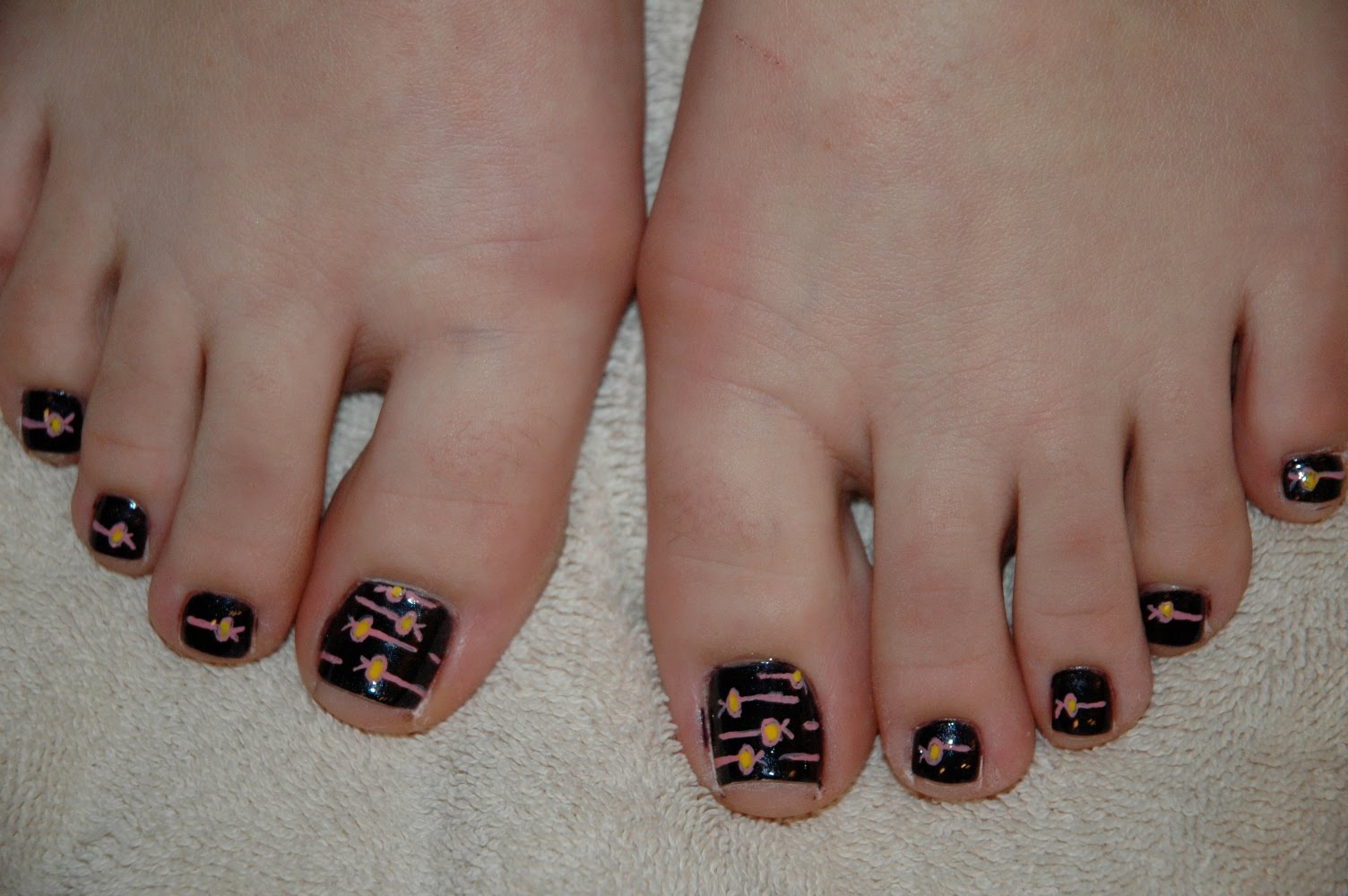 Kirb's the Word More toenail painting...