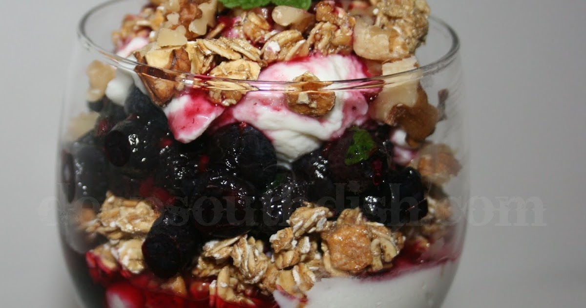 Deep South Dish Yogurt And Berry Parfait With Granola
