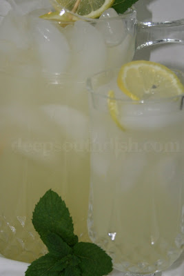 Old fashioned homemade lemonade made with freshly squeezed lemons and simple syrup.