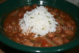 Ranch Beans, known also as Chuck Wagon and Cowboy Beans, are made with pintos and slow cooked with a slight southwestern flavor twist.