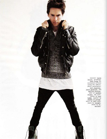 Jared Leto in Nylon Guys Magazine