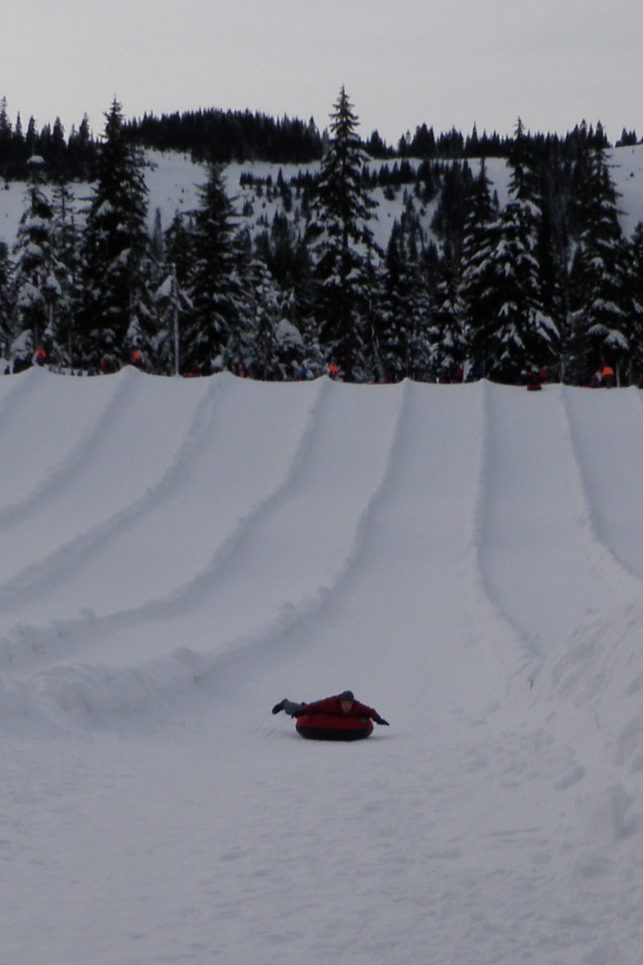 Smooshie Faces Tubing at Snoqualmie Pass