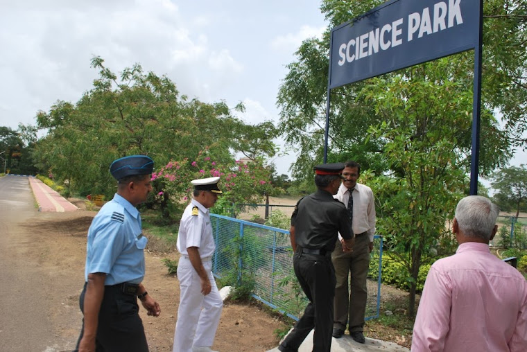 Maj Gen VSS Goudar welcomed to the Science Park