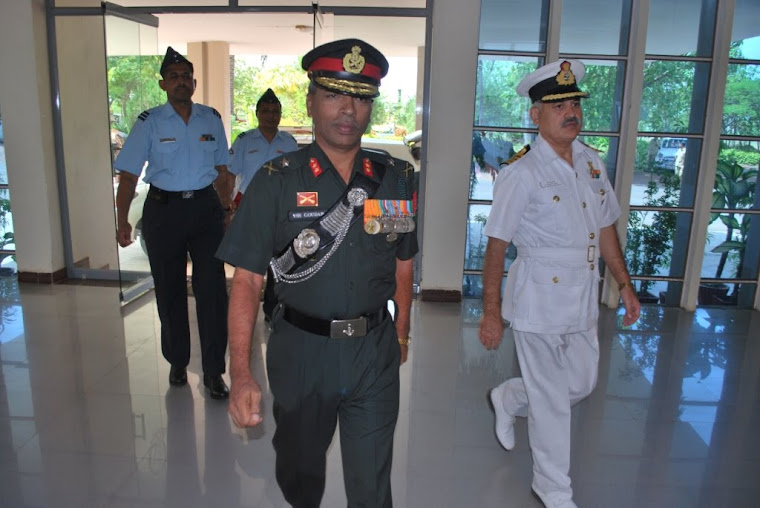 Major General VSS Goudar arrives