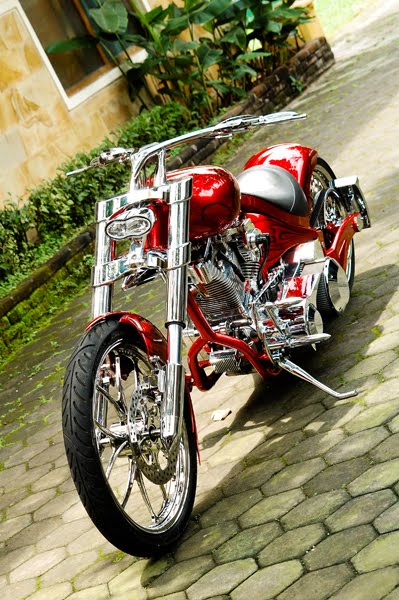  modif  motor Harley  Davidson  Pro Street  Modification