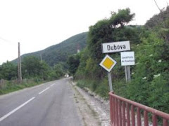 Intrarea in comuna Dubova