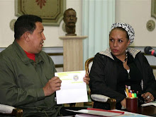 Hugo Chávez e a Senadora colombiana Piedad Córdoba