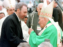 Fidel recebe o Papa João Paulo II em Cuba