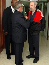 Presidente Lula visita Fidel e aproveita para firmar convênios de cooperação entre os dois países