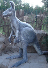 Canguro de bronce