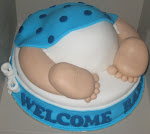 Baby bum cake for baby shower