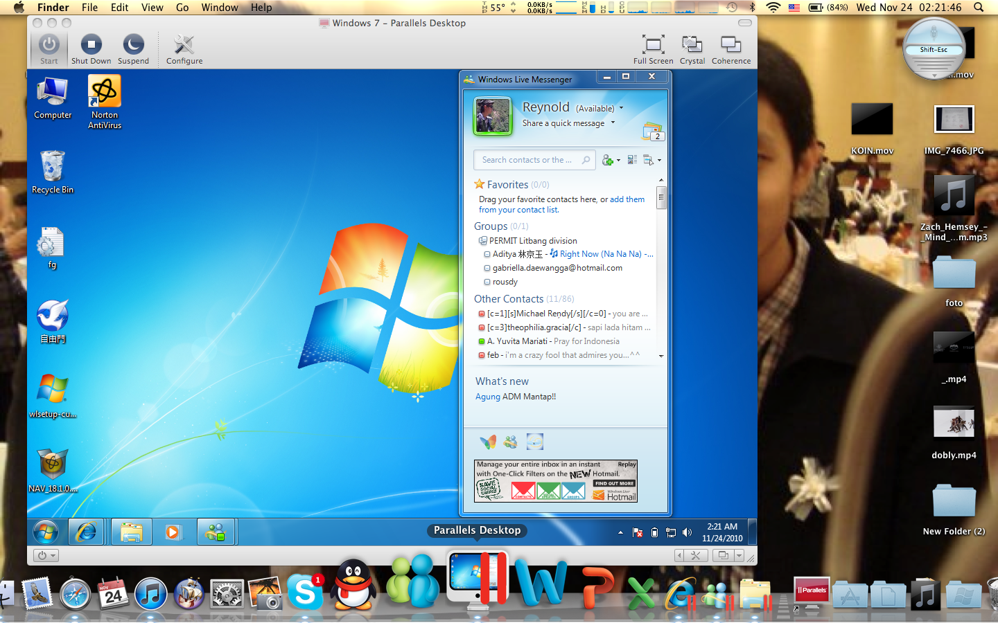 my life, my stories, my friends: Finally ! Windows in a MacBook