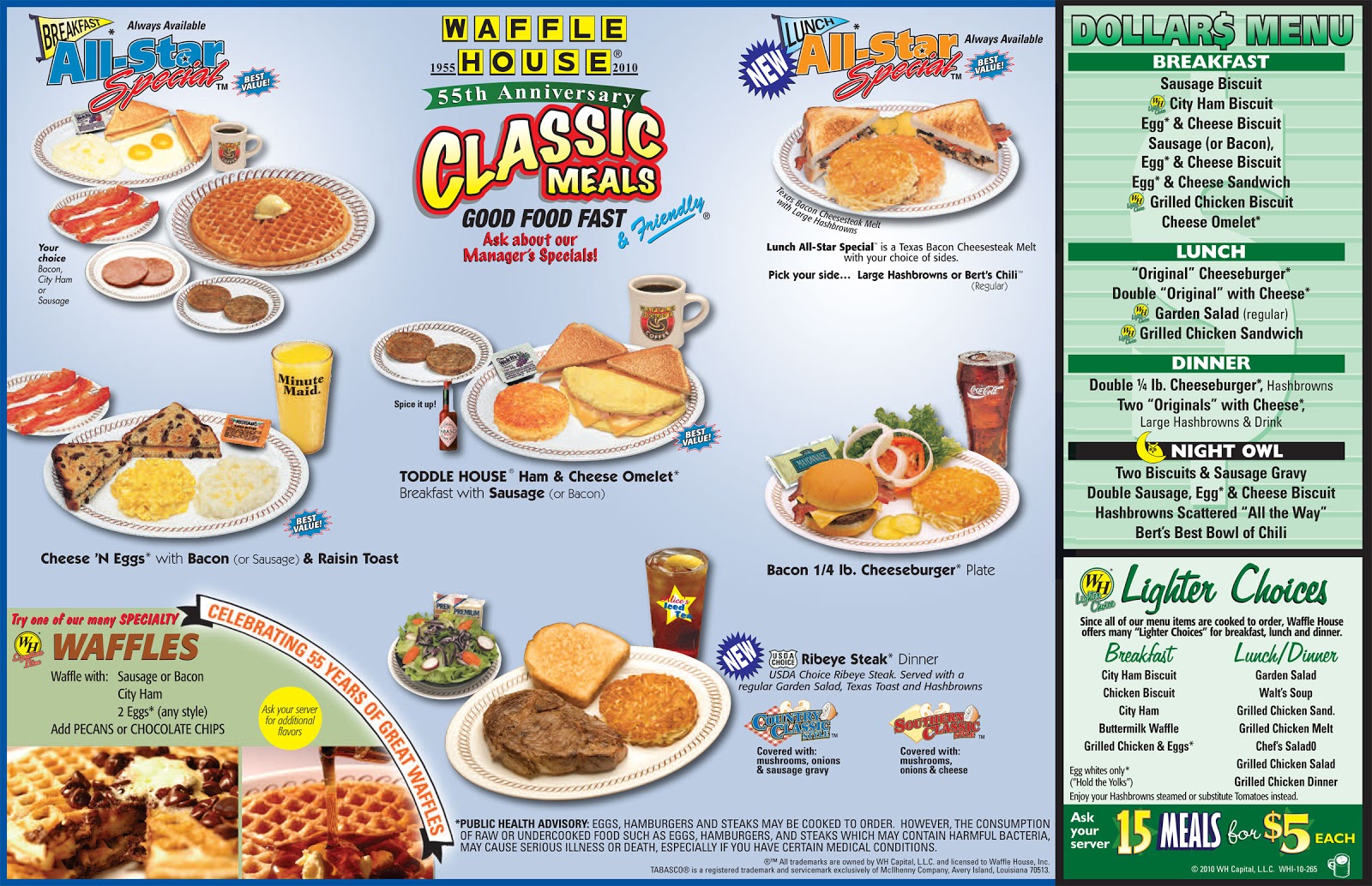 Restaurant Fast Food Menu McDonald's DQ BK Hamburger Pizza Mexican Taco