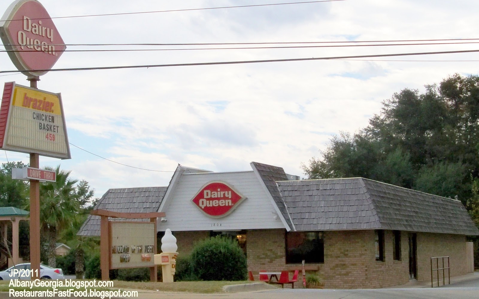 Restaurant Fast Food Menu McDonald's DQ BK Hamburger Pizza Mexican Taco