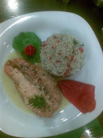 file di salmone al limone