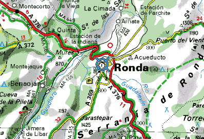 TRAVEL INTO WORLD: Ronda Map
