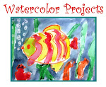 "Watercolor  Projects" Lesson Plans. 19-page PDF  Booklet. $5