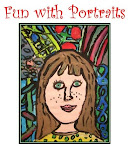 "Fun with Portraits" Art  Lesson Plans. 24-page PDF Booklet.  $5
