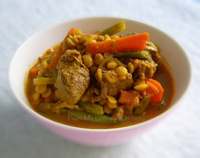 Beef Dhalca / Beef and Lentils Curry