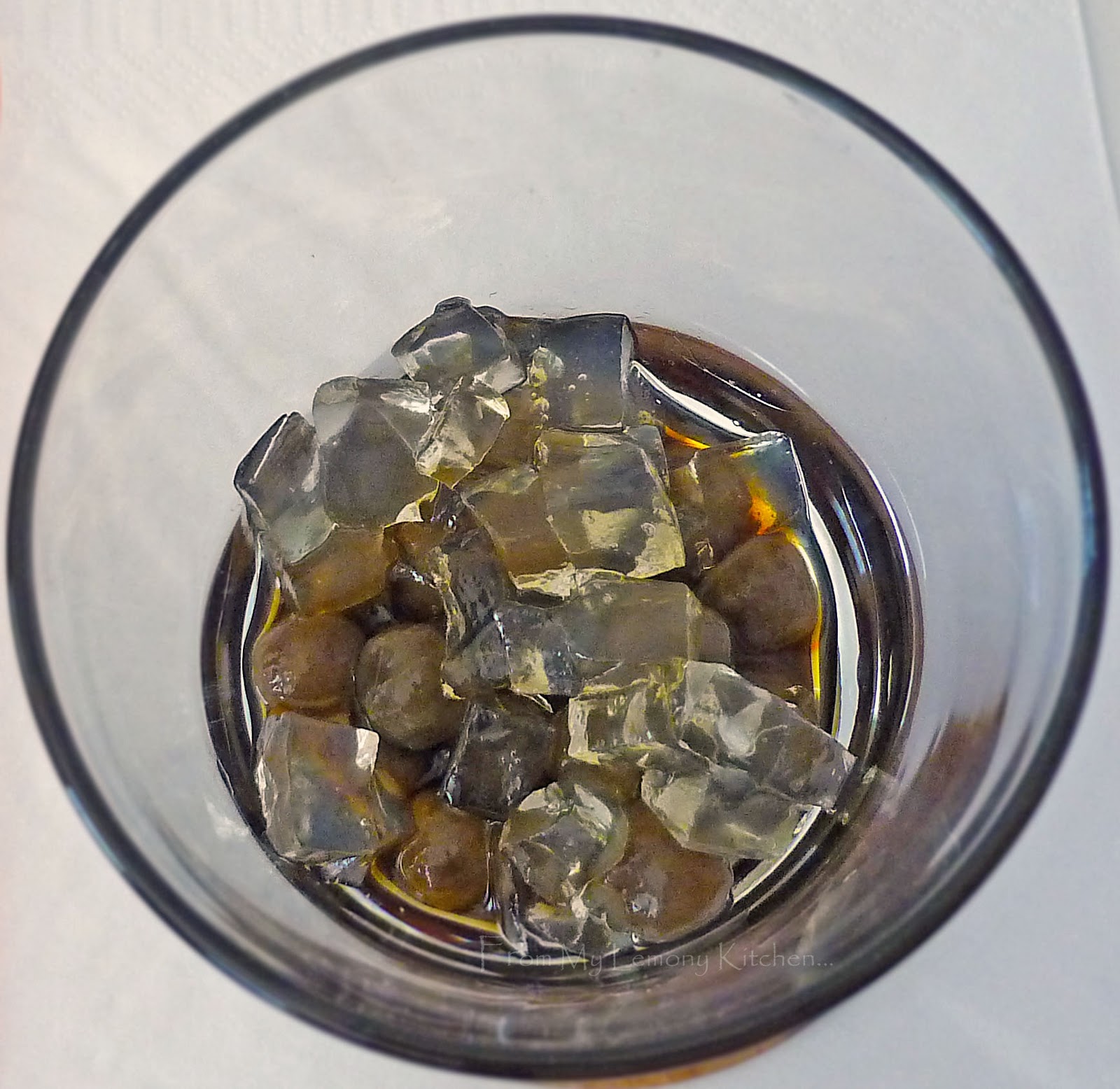 Black Pearls and Aloe Vera Jelly Bubble Tea Lisa's Lemony Kitchen