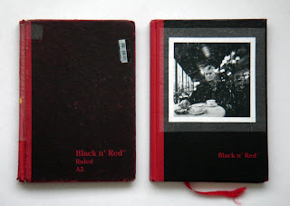 black n red notebooks