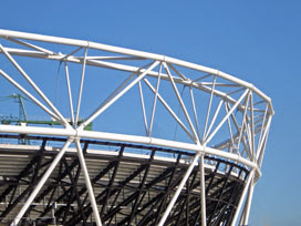 Olympic Stadium, upper tier