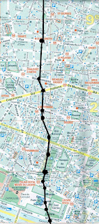 Da Vinci Code : Révélations: La Rose Line dans Paris (Cartographie)