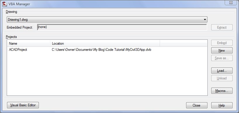 GBUG - Ground Breakers User Group: Start VBA Programming in Civil 3D ...