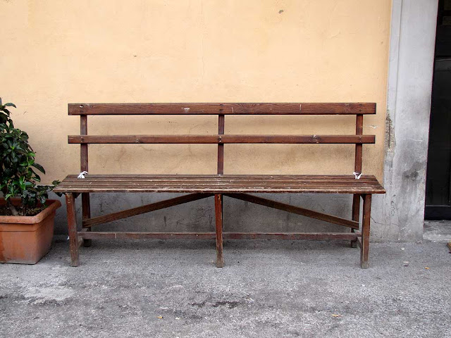 Social club bench, Scali Finocchietti, Livorno