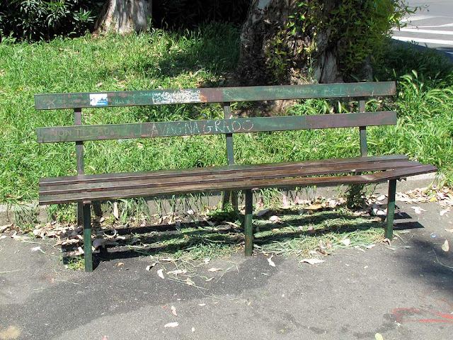Junkies bench, undisclosed location, Livorno