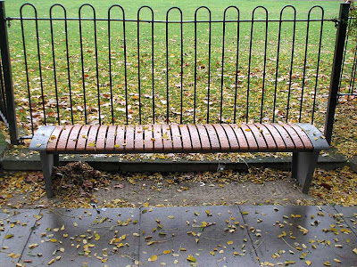 Bench, Finsbury Square, Islington, London