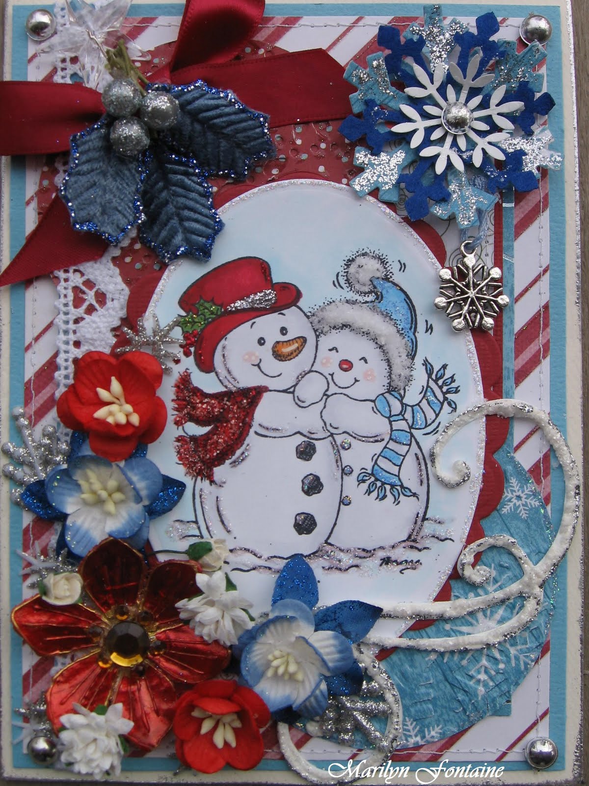 La folie des cartes!: De Joyeux bonhommes de neige!
