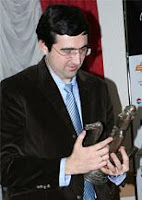 Vladimir Kramnik galardonado con el Oscar del Ajedrez 2007