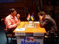 Anand e Ivanchuk, primero y segundo de la clasificación Elo de ajedrez