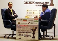 Topalov vs. Anand en el Campeonato del Mundo de Ajedrez Sofía 2010