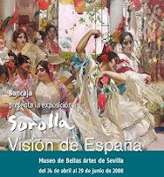 Cartel de la exposición de pintura: Sorolla, visión de España